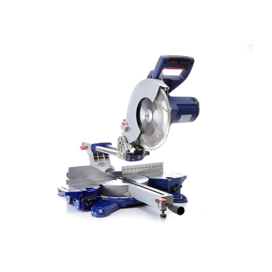 Sliding Compound Mitre Saw Shot On White Background