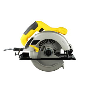 New, Powerful Circular Saw On White Background